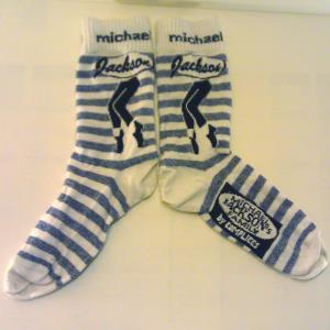 Chaussettes Micheal Jackson Blanches (01)